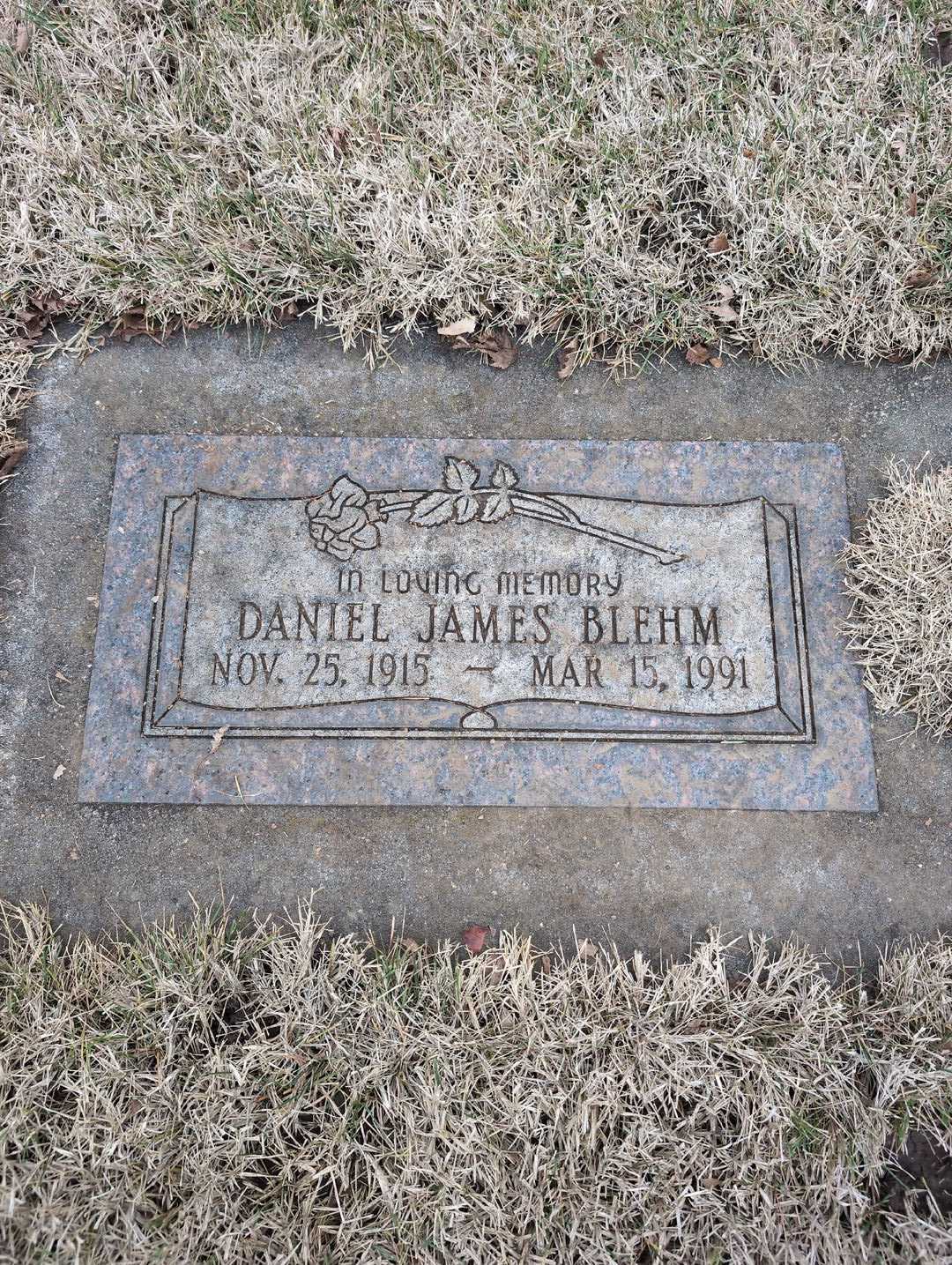 Daniel James Blehm's grave. Photo 3
