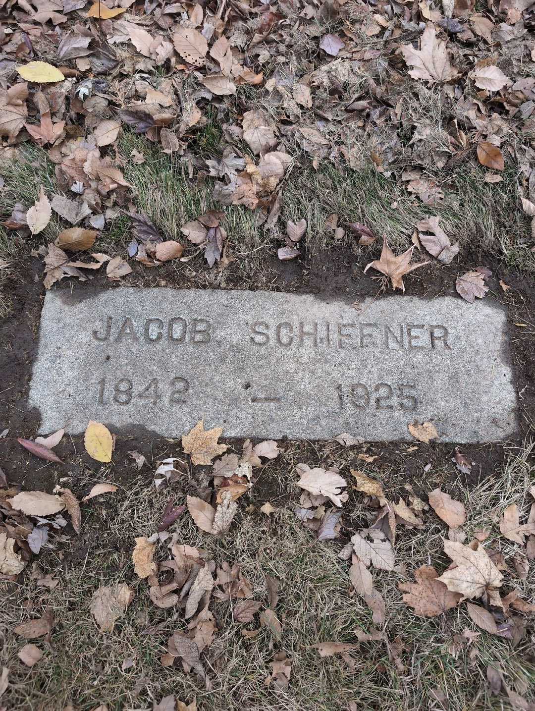 Jacob Schiffner's grave. Photo 3