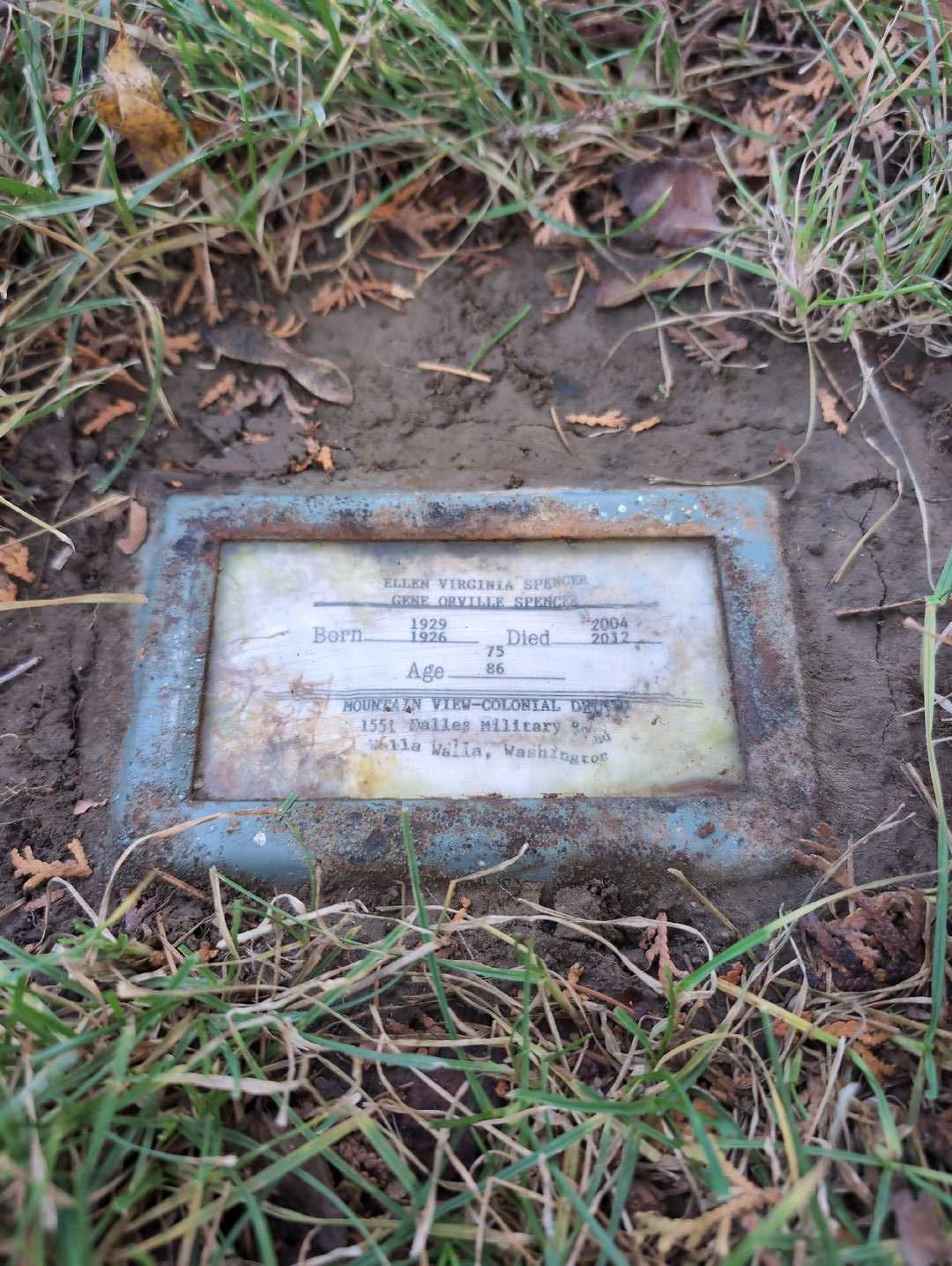 Gene Orville Spencer's grave. Photo 3