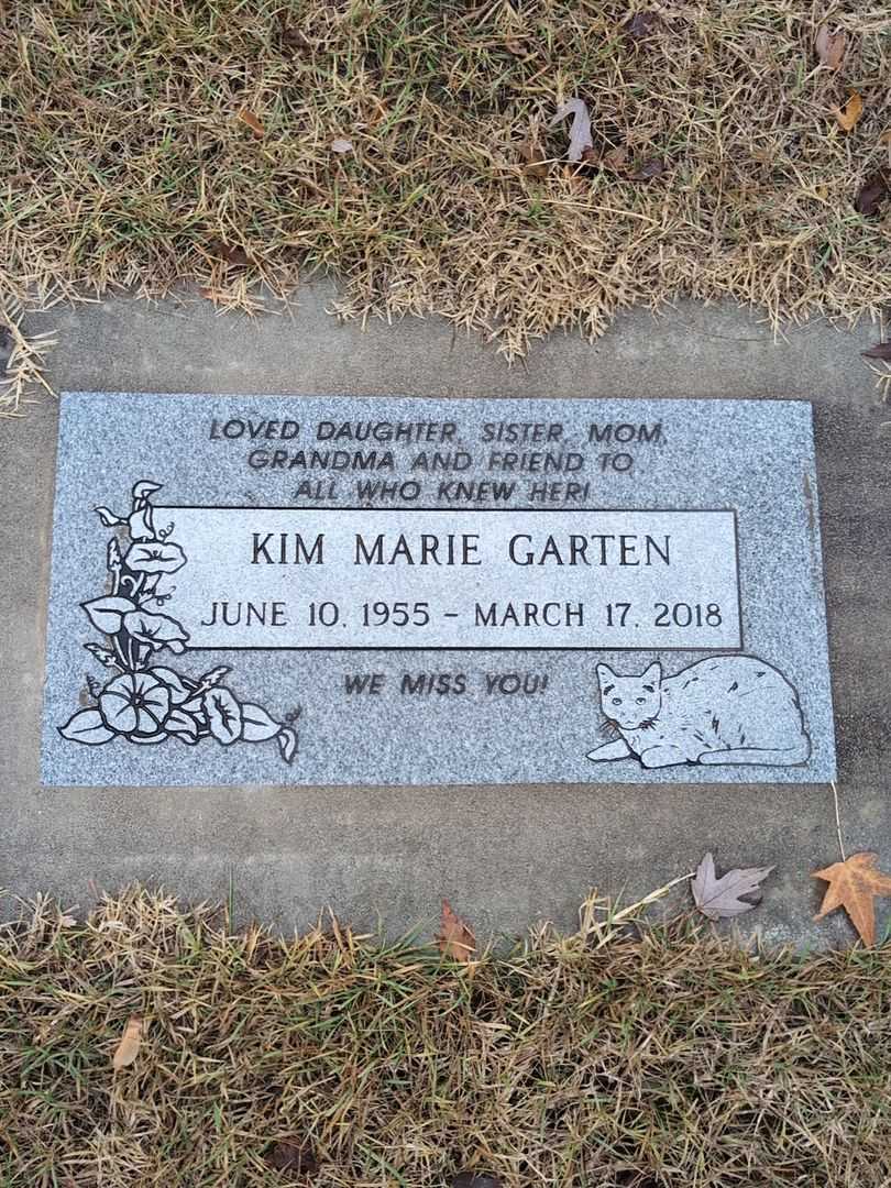 Kim Marie Garten's grave. Photo 1