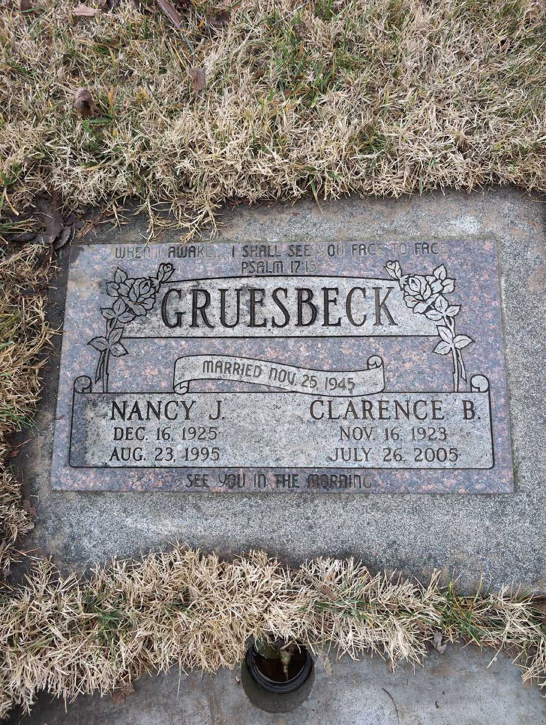 Karrlayn Gruesbeck Beck's grave. Photo 3