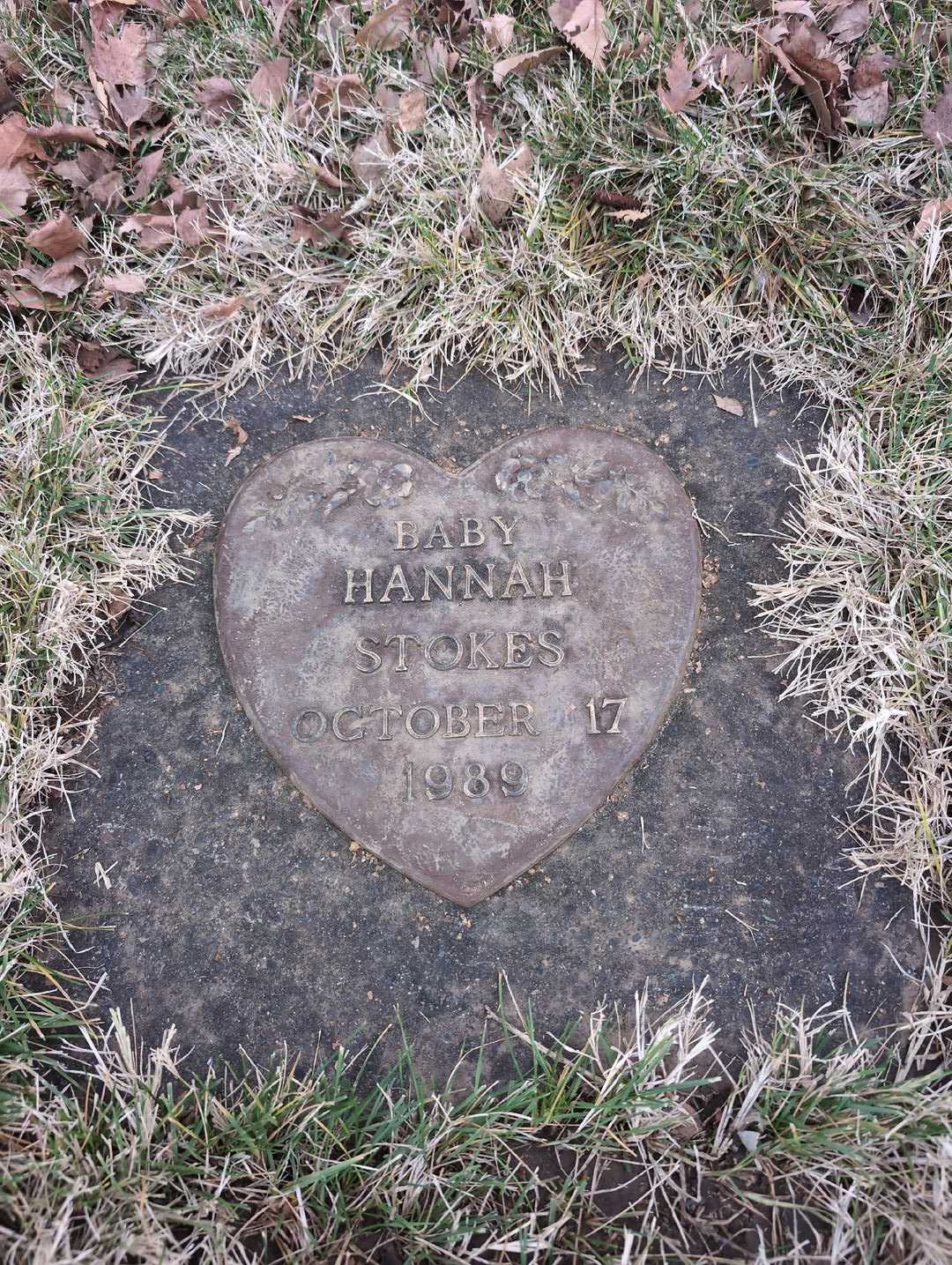 Hannah Stokes's grave. Photo 3