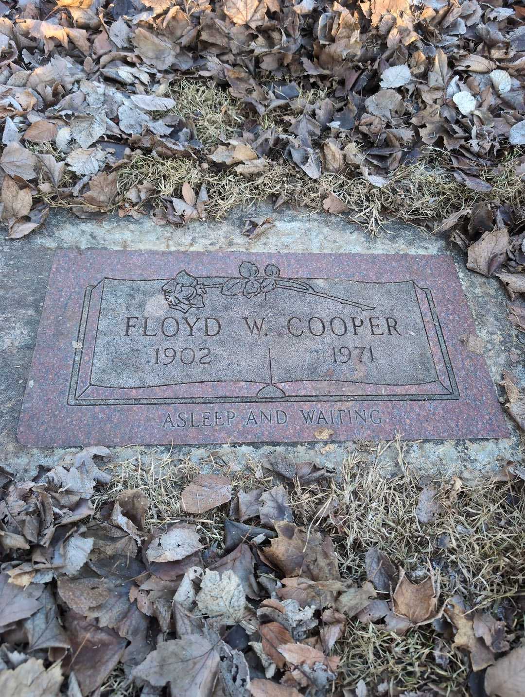 Floyd W. Cooper's grave. Photo 3