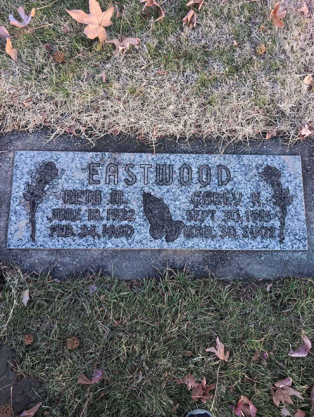Gladys R. Eastwood Bishop's grave. Photo 1