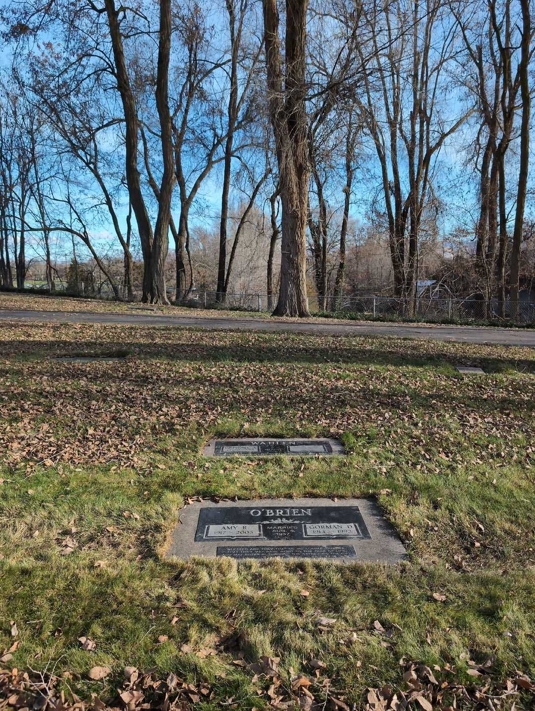 Amy R. O'Brien's grave. Photo 4