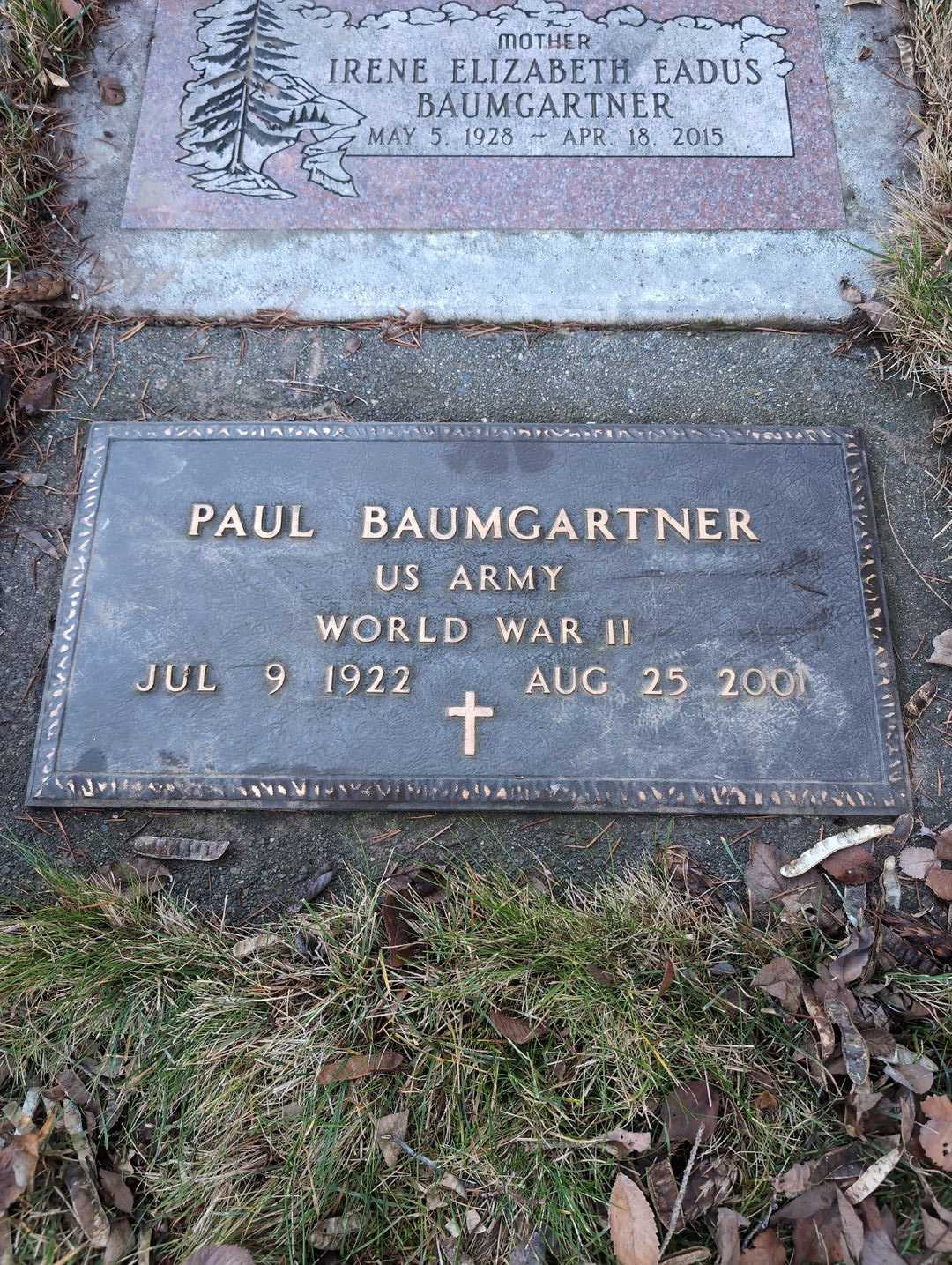 Irene Elizabeth Eadus Baumgartner's grave. Photo 3