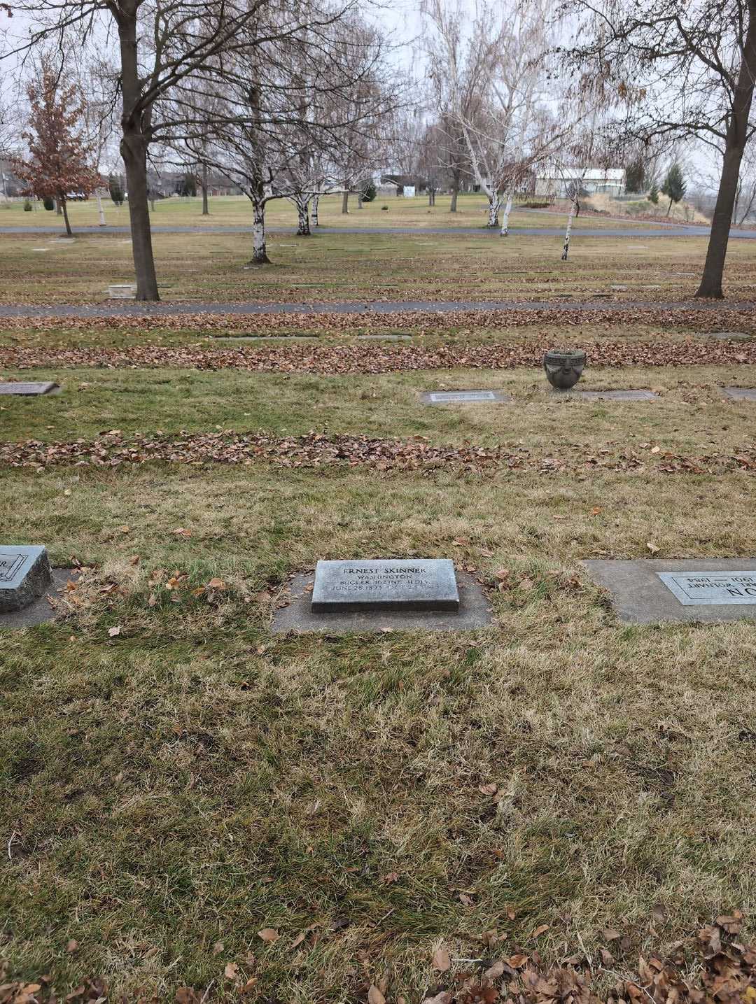 Ernest Skinner's grave. Photo 2