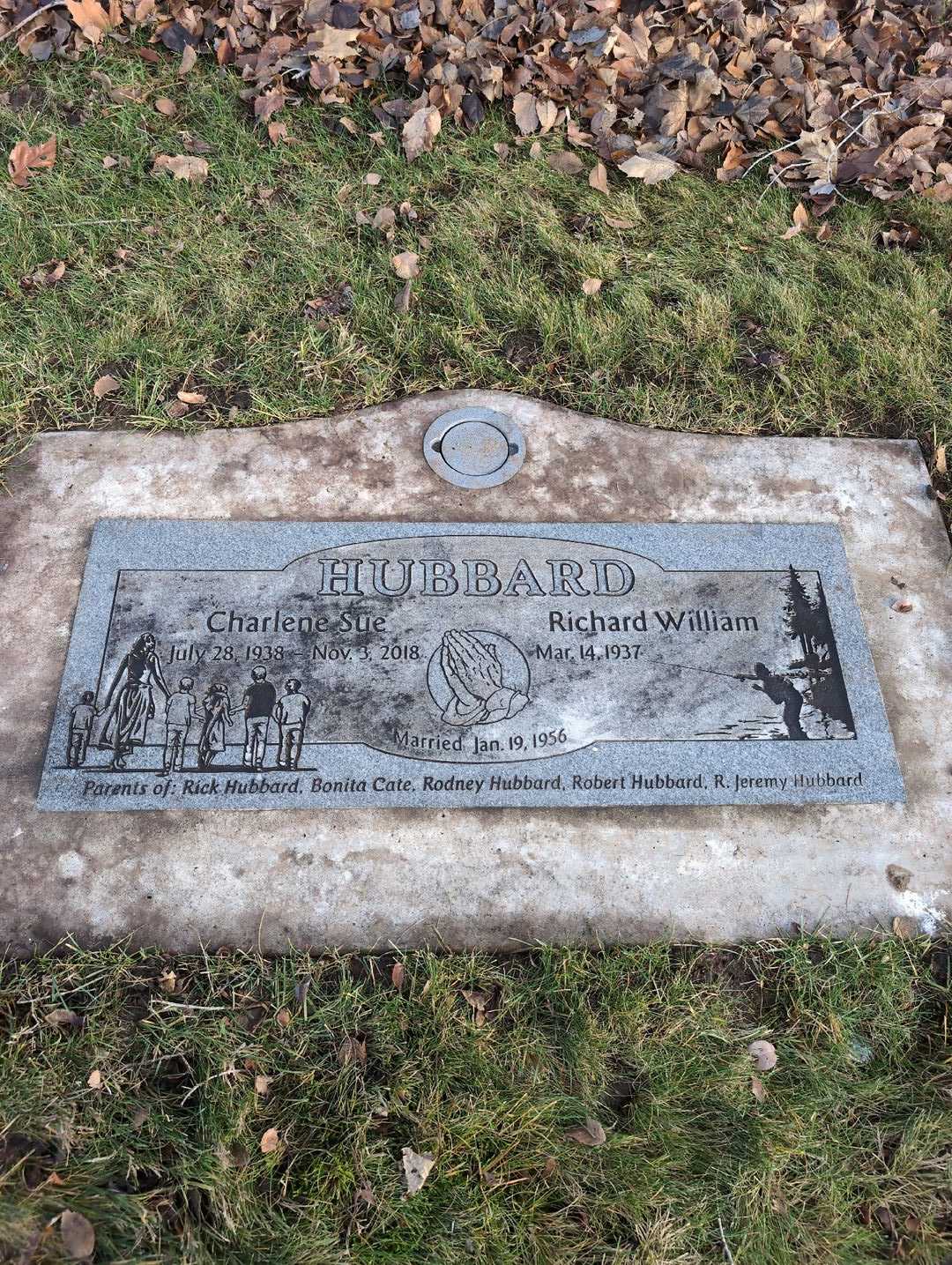 Rick A. Hubbard's grave. Photo 3