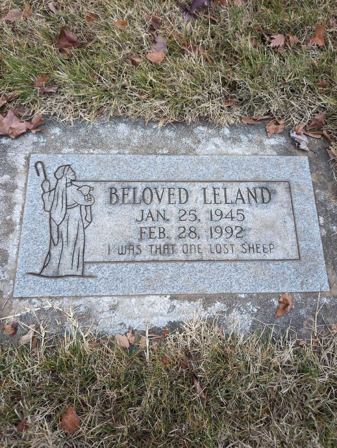 Leland Wade's grave. Photo 5