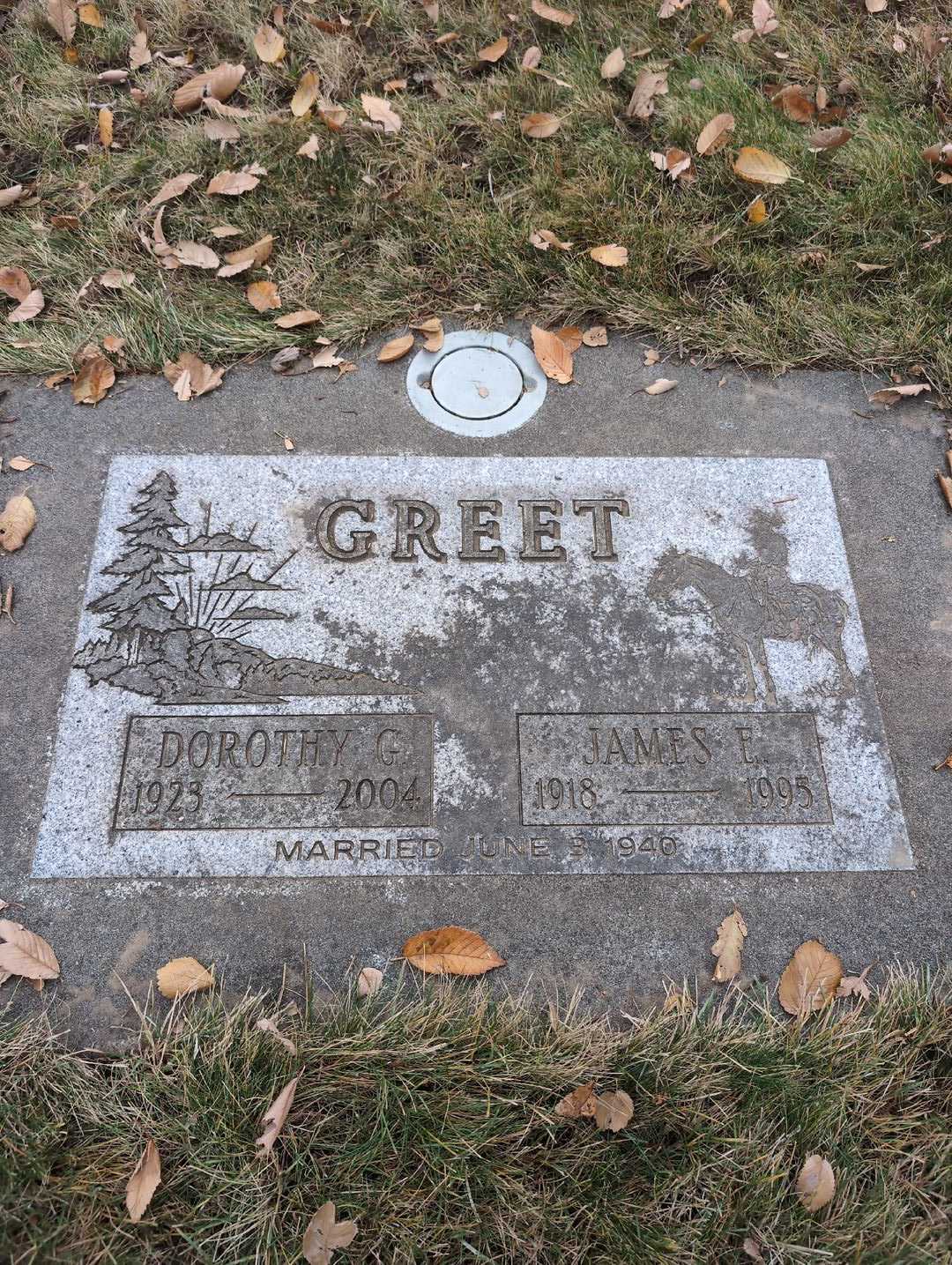 Georgianna Greet's grave. Photo 3