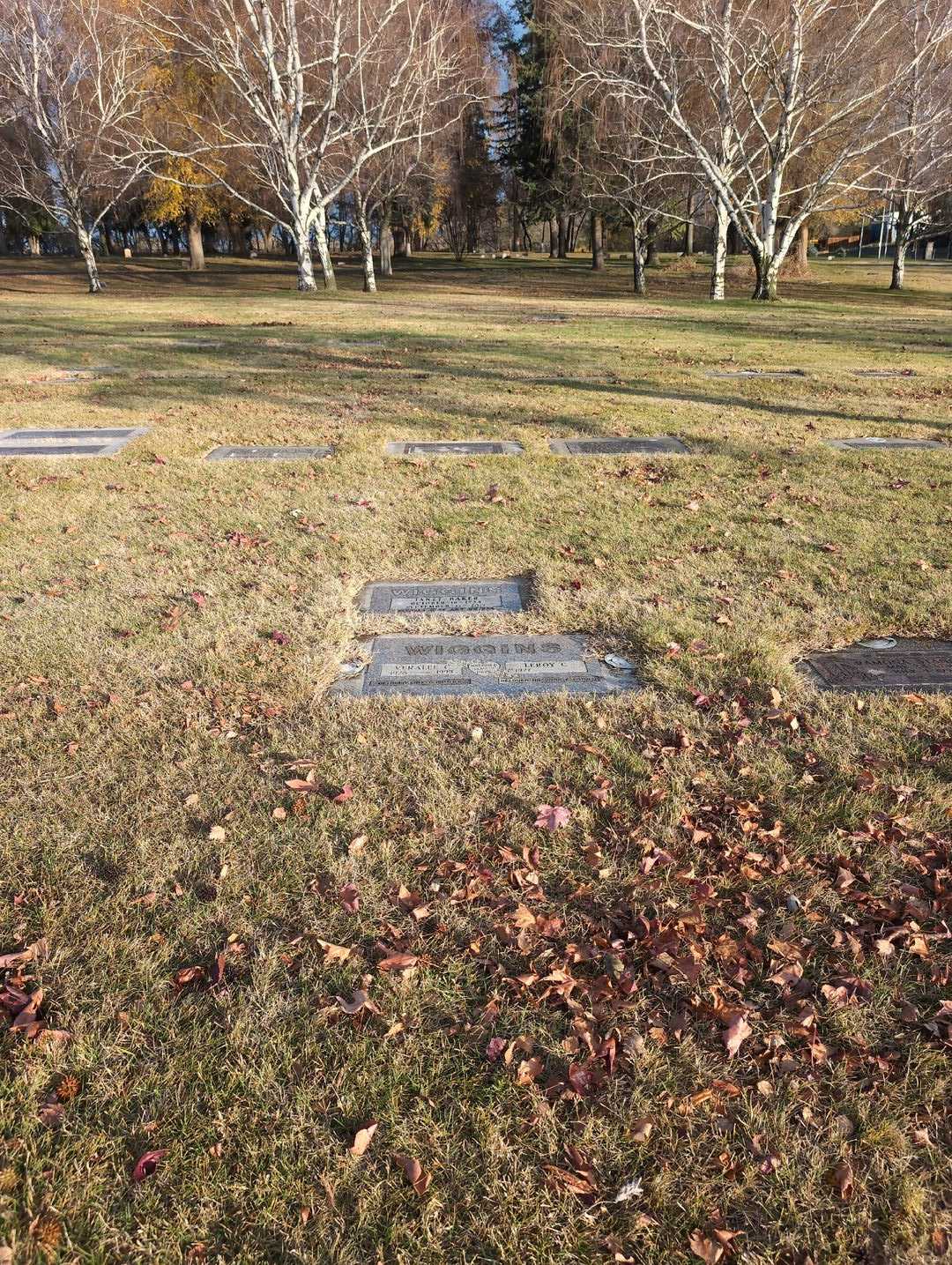 Janet Baker Wiggins's grave. Photo 3