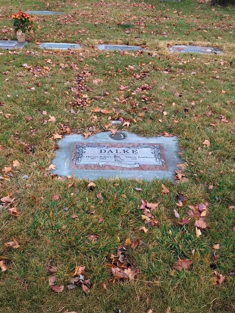 Harvey Robert Dalke's grave. Photo 2
