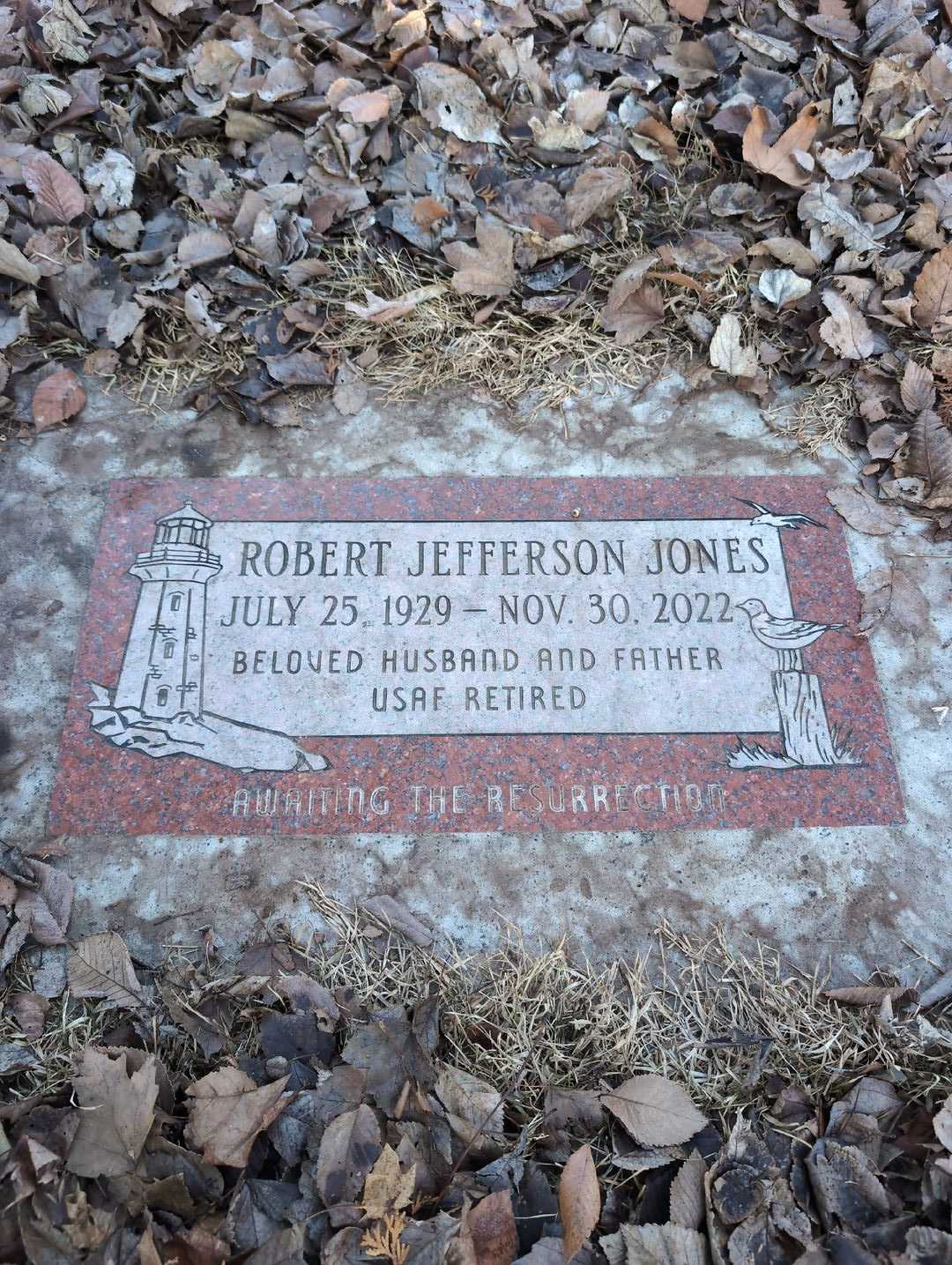 Robert Jefferson Jones's grave. Photo 3