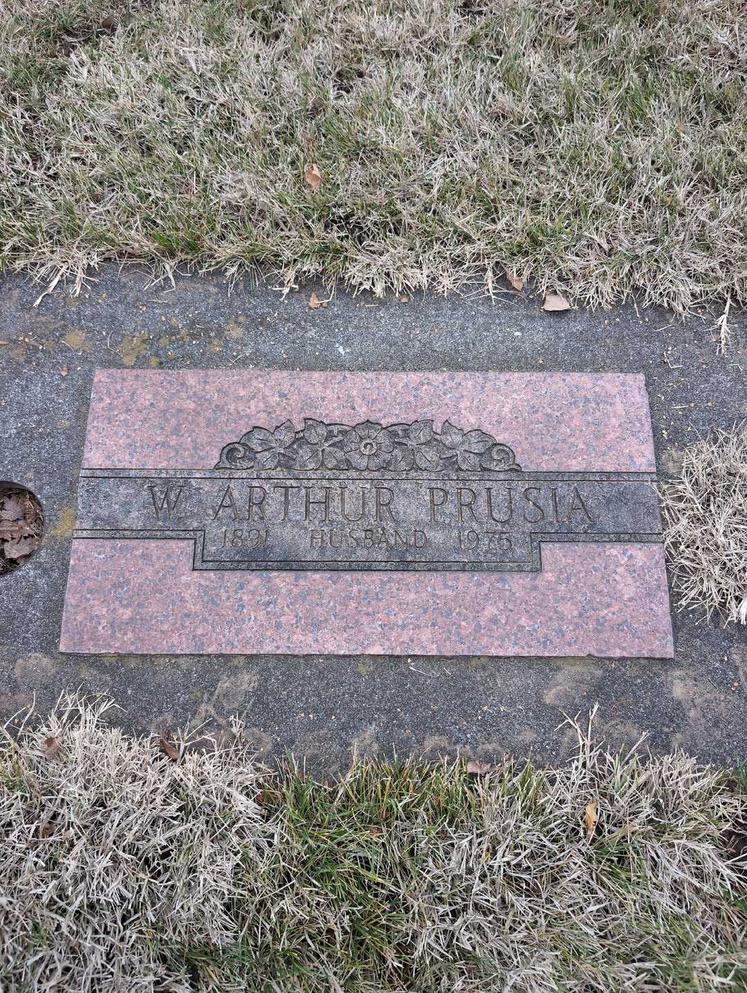 William Arthur Prusia's grave. Photo 3