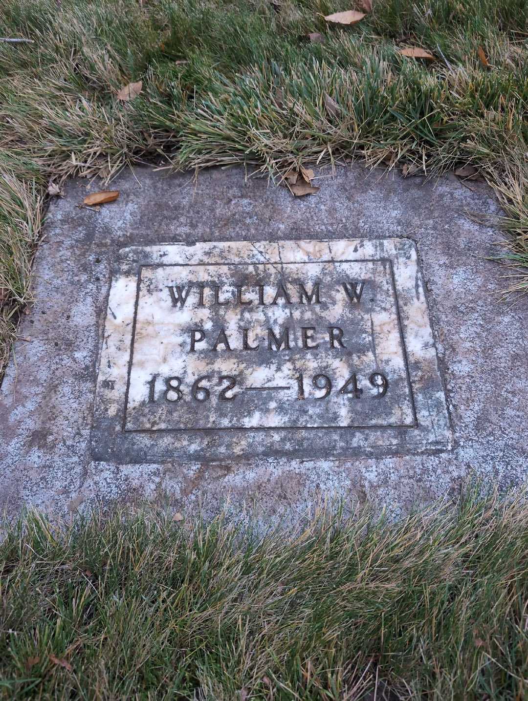 William Washington Palmer's grave. Photo 3