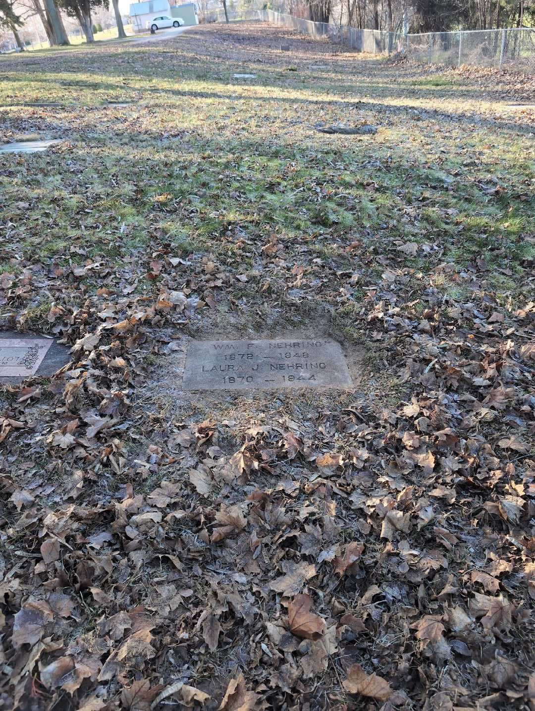 William F. Nehring's grave. Photo 2