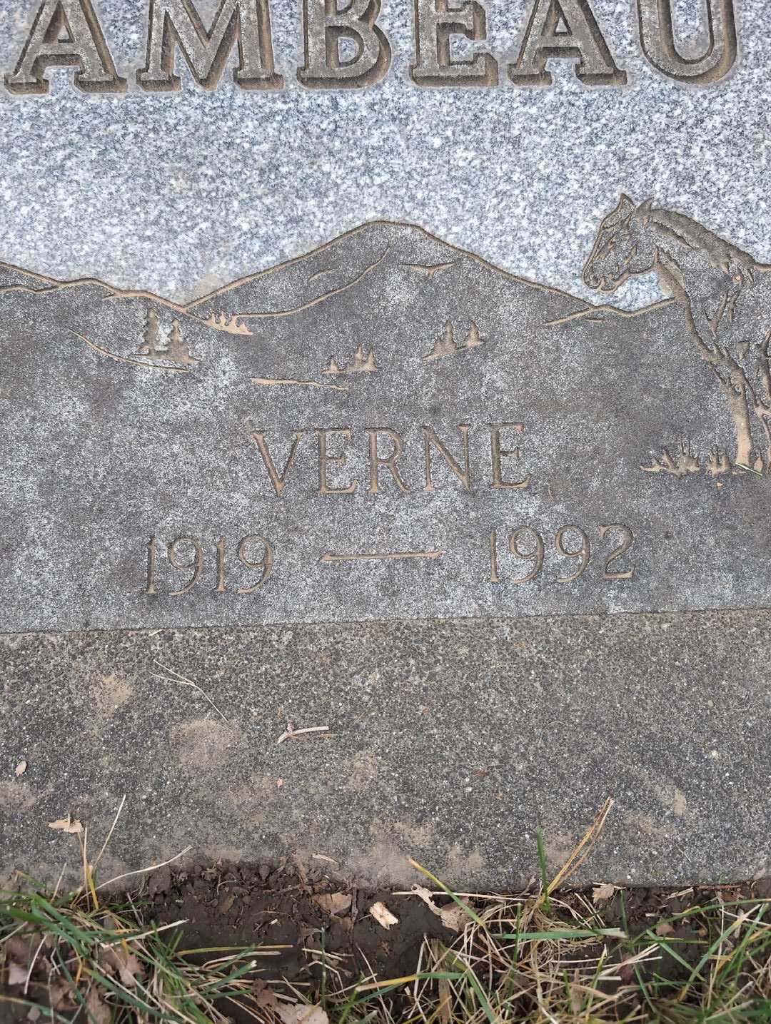 Irine Kirkpatrick Clarambeau's grave. Photo 5
