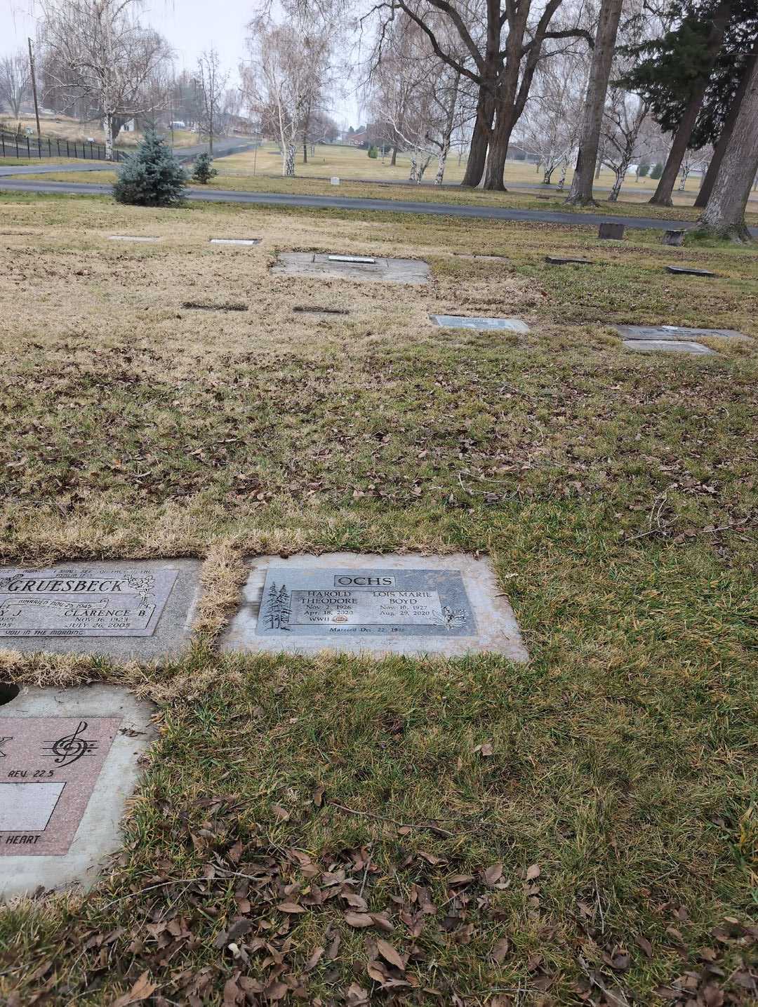 Harold Theodore Ochs's grave. Photo 2