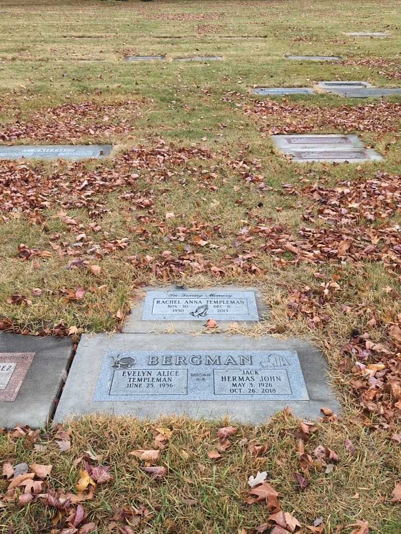 Rachel Anna Templeman's grave. Photo 4