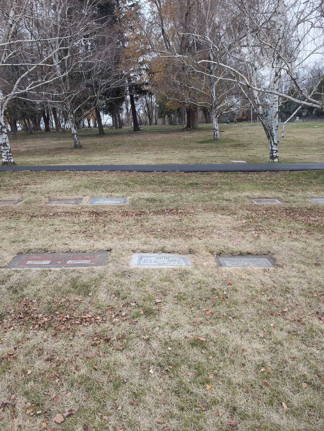 Mary V. Smith's grave. Photo 2