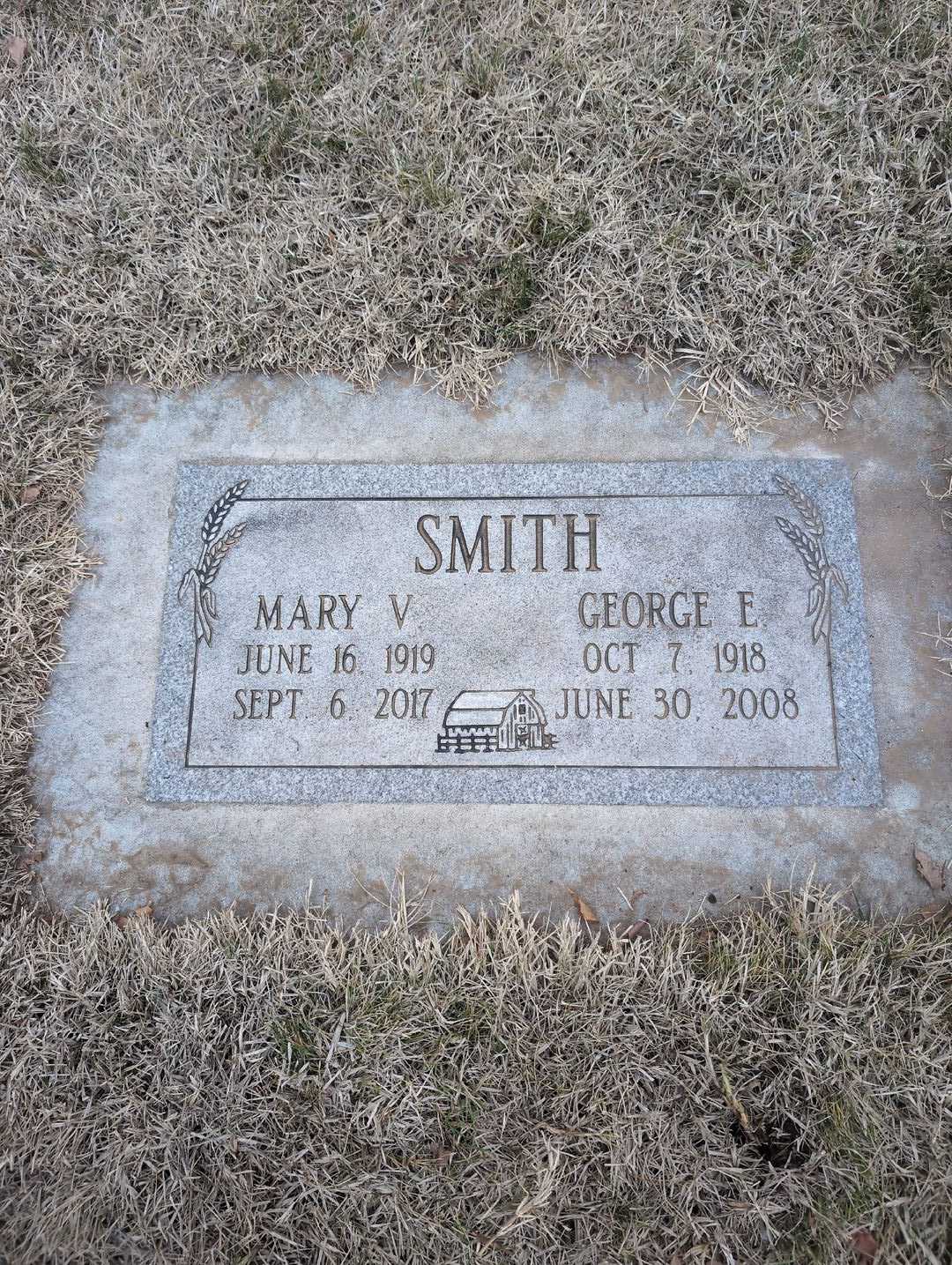 Mary V. Smith's grave. Photo 3