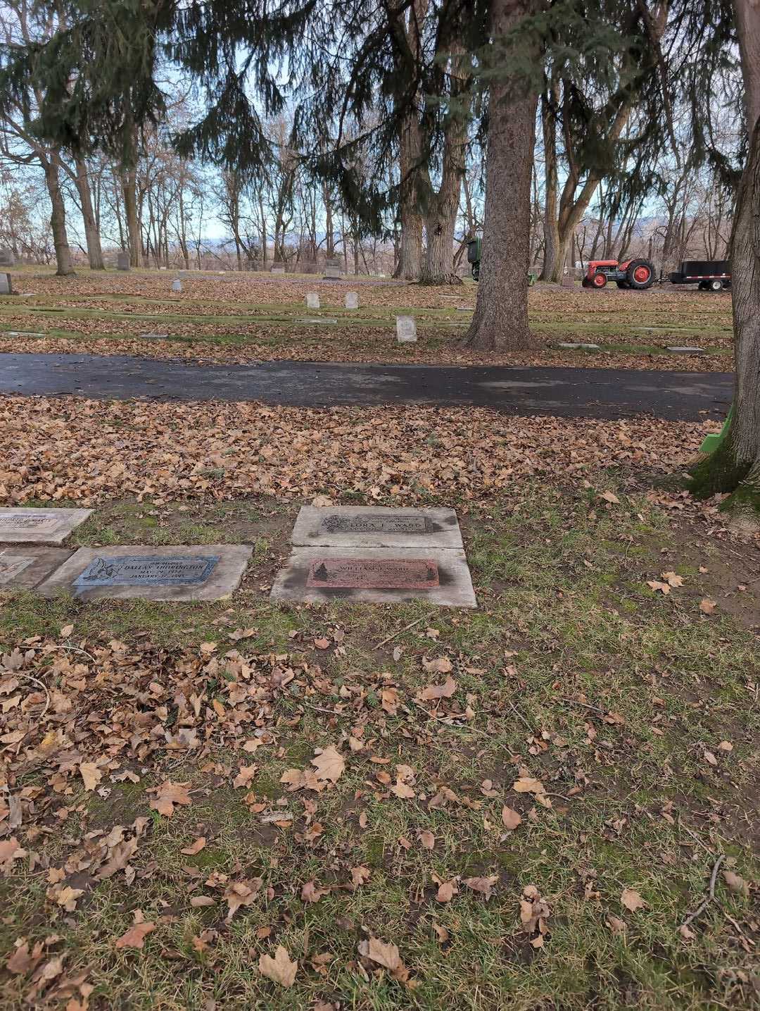 William J. Ward's grave. Photo 2