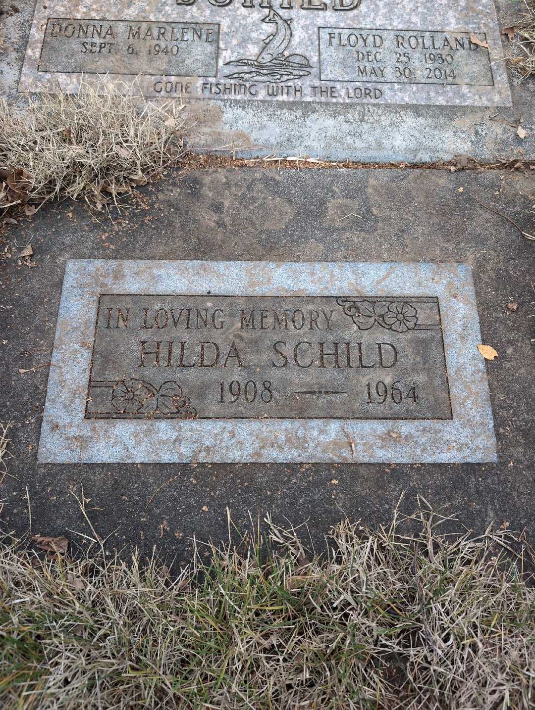 Hilda Schild's grave. Photo 3