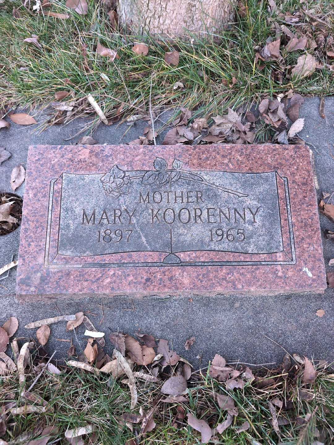 Mary Koorenny's grave. Photo 3