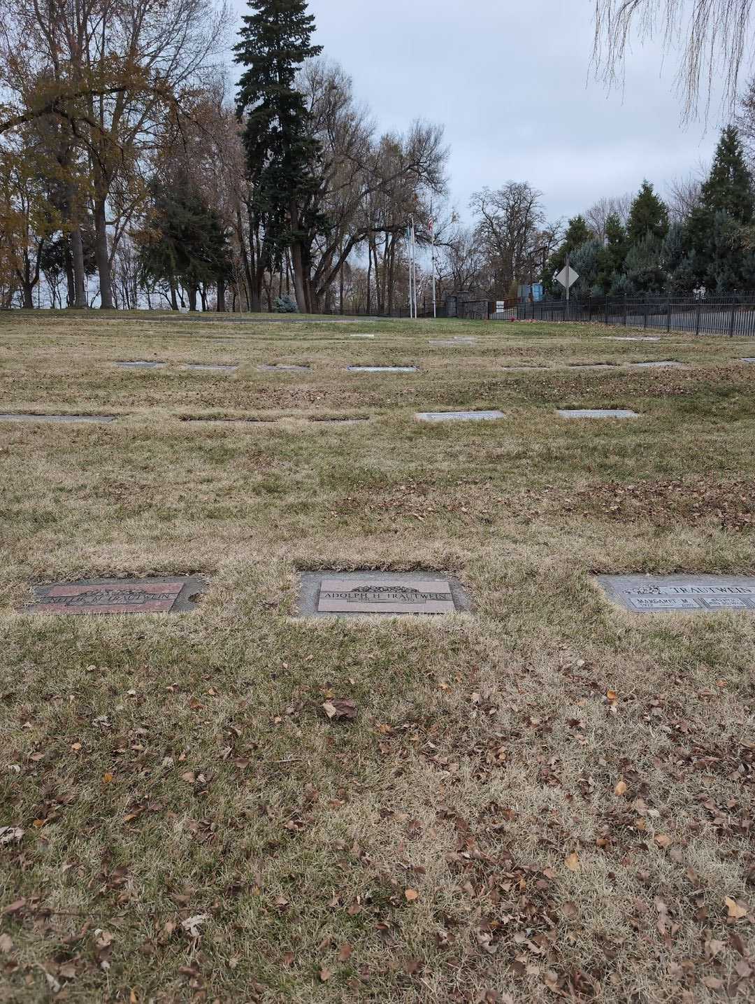 Adolph H. Trautwein's grave. Photo 2