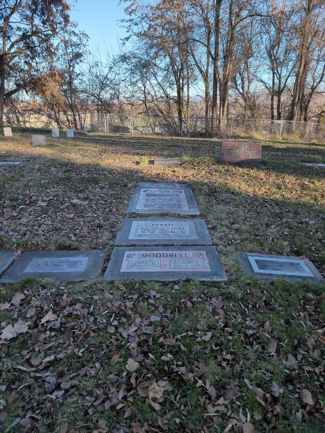 Bryce F. Newell's grave. Photo 2