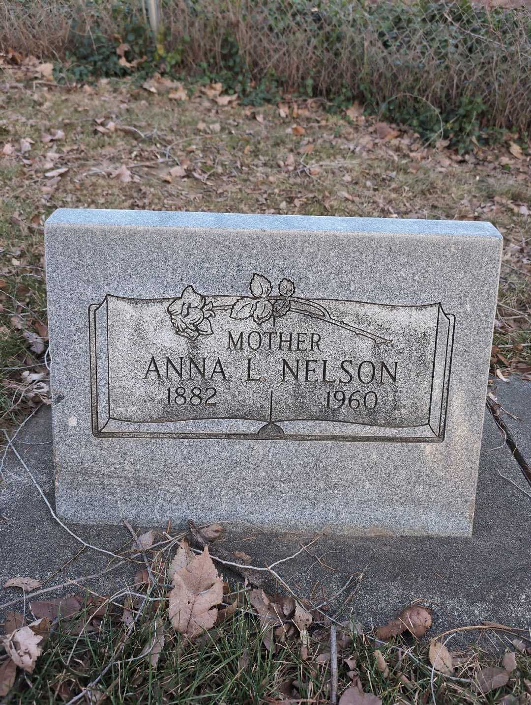 Carl W. Nelson's grave. Photo 1