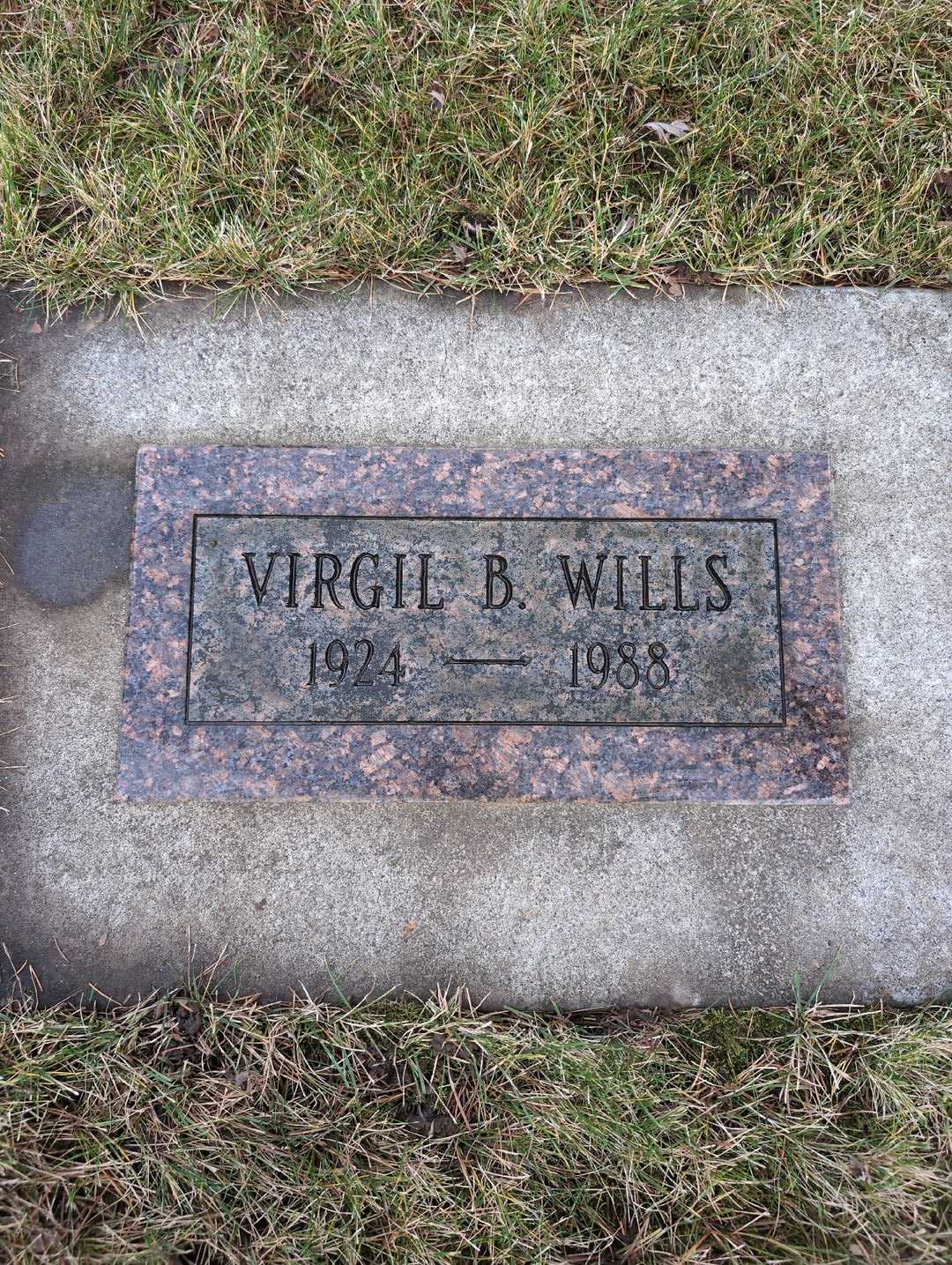 Aldena H. Wills's grave. Photo 5