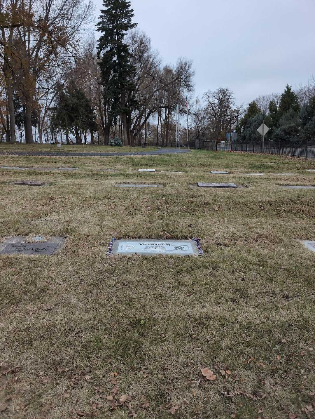 Gwynne Milton Richardson's grave. Photo 2