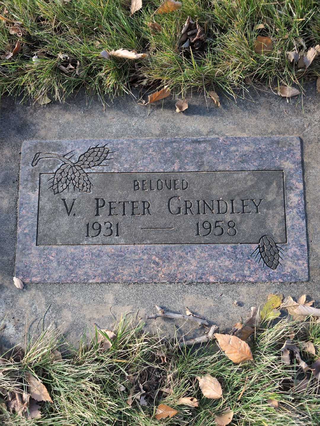 V. Peter Grindley's grave. Photo 3