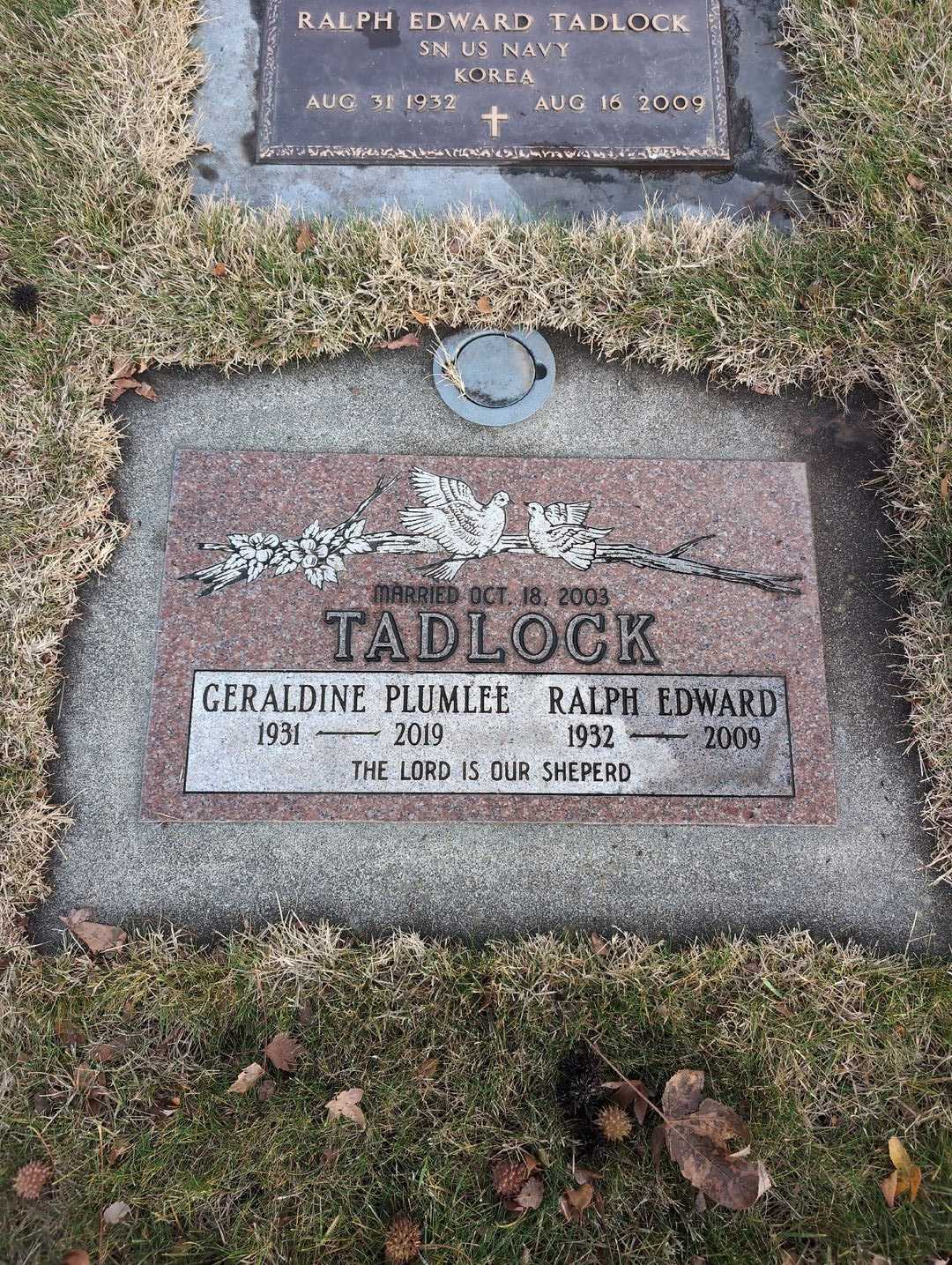 Ralph Edward Tadlock's grave. Photo 3