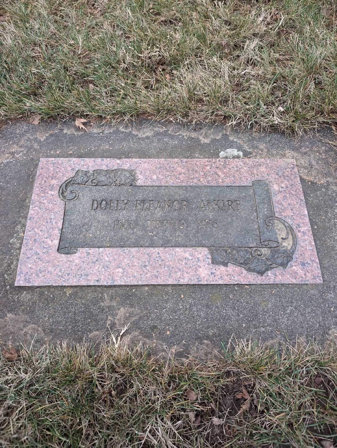Dolly Eleanor Alkire's grave. Photo 3