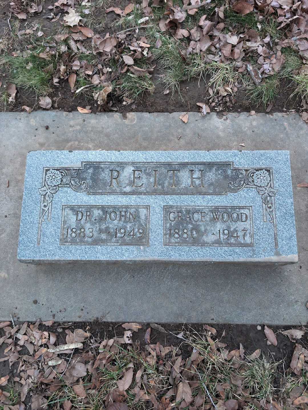 Grace Wood Reith's grave. Photo 3