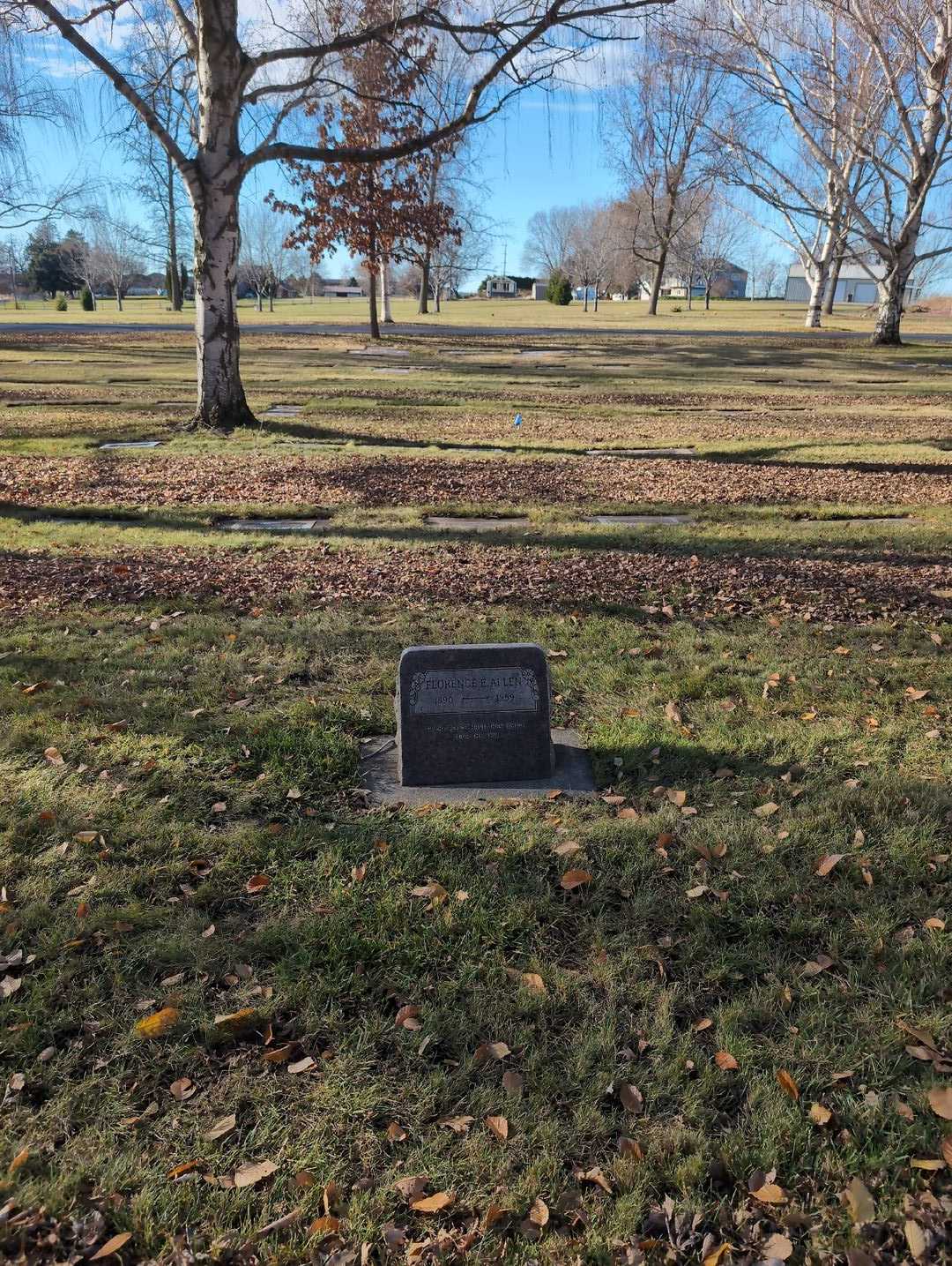 Florence E. Allen's grave. Photo 2