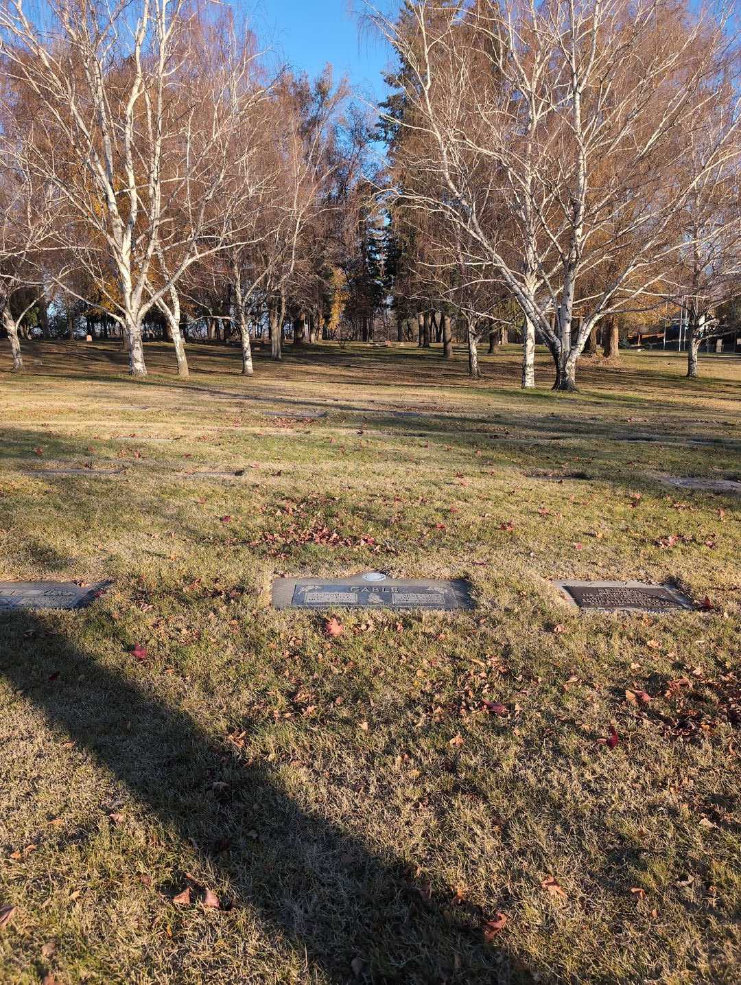 Flossie B. Cable's grave. Photo 2