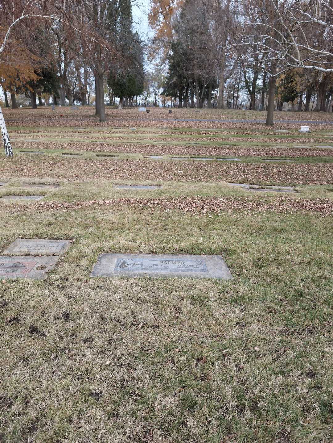 Leonard S. Palmer's grave. Photo 2