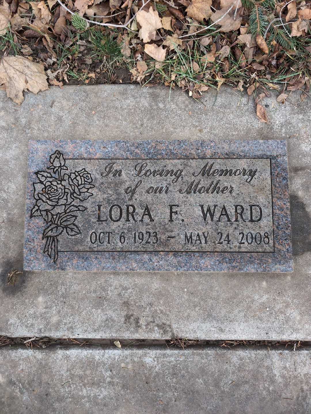 William J. Ward's grave. Photo 5