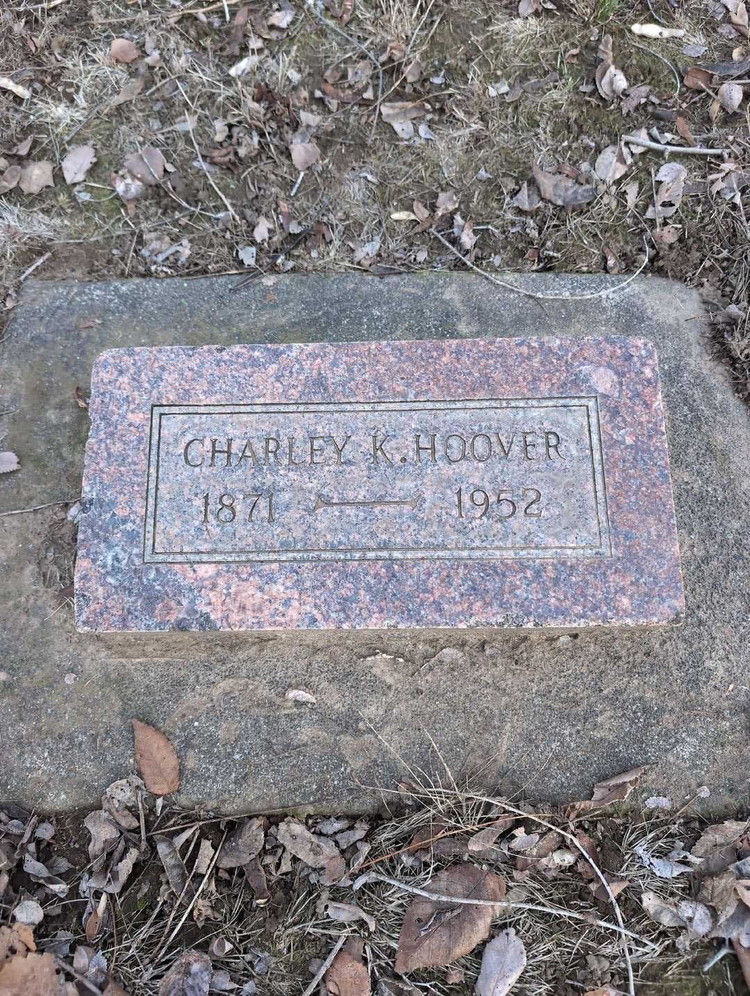 Charles K. Hoover's grave. Photo 3