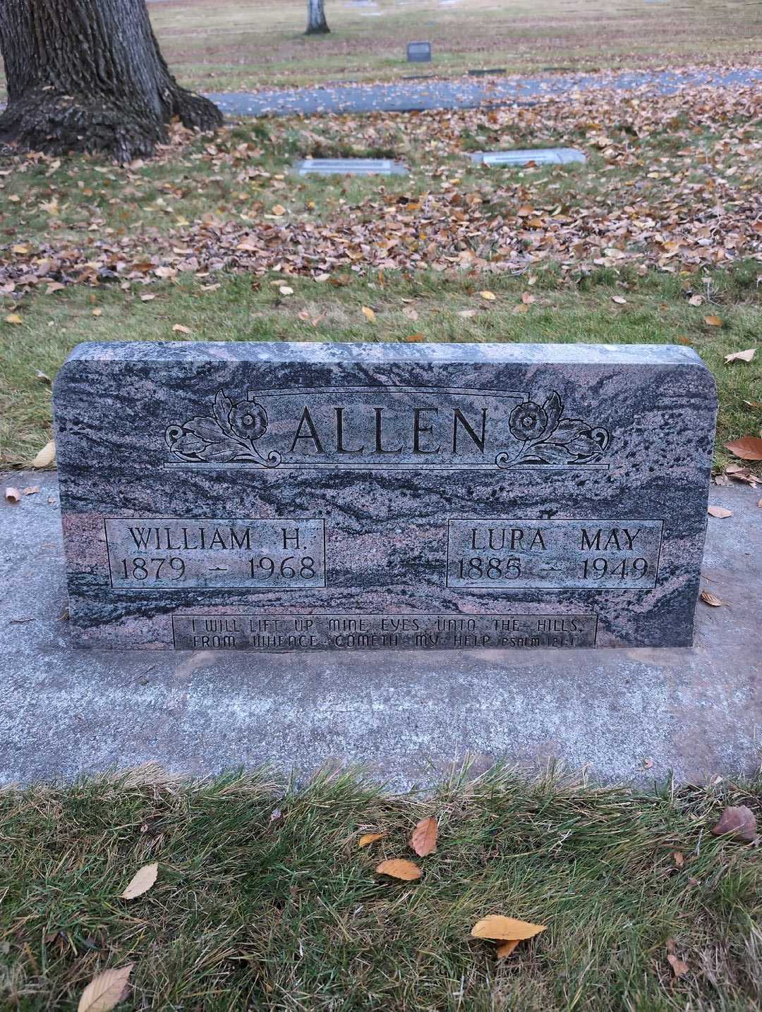 Harvey W. Allen's grave. Photo 3