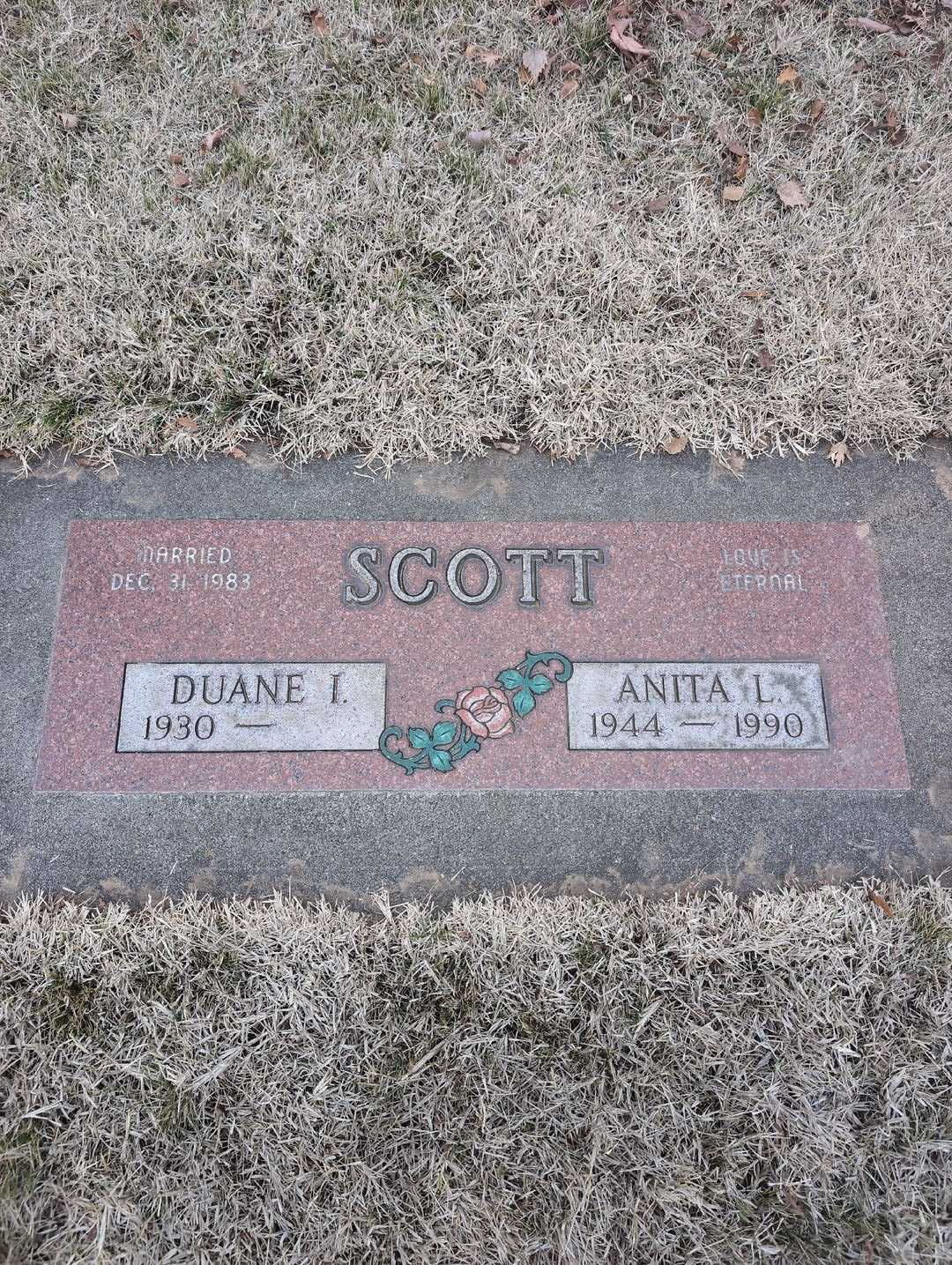 Anita L. Scott's grave. Photo 3