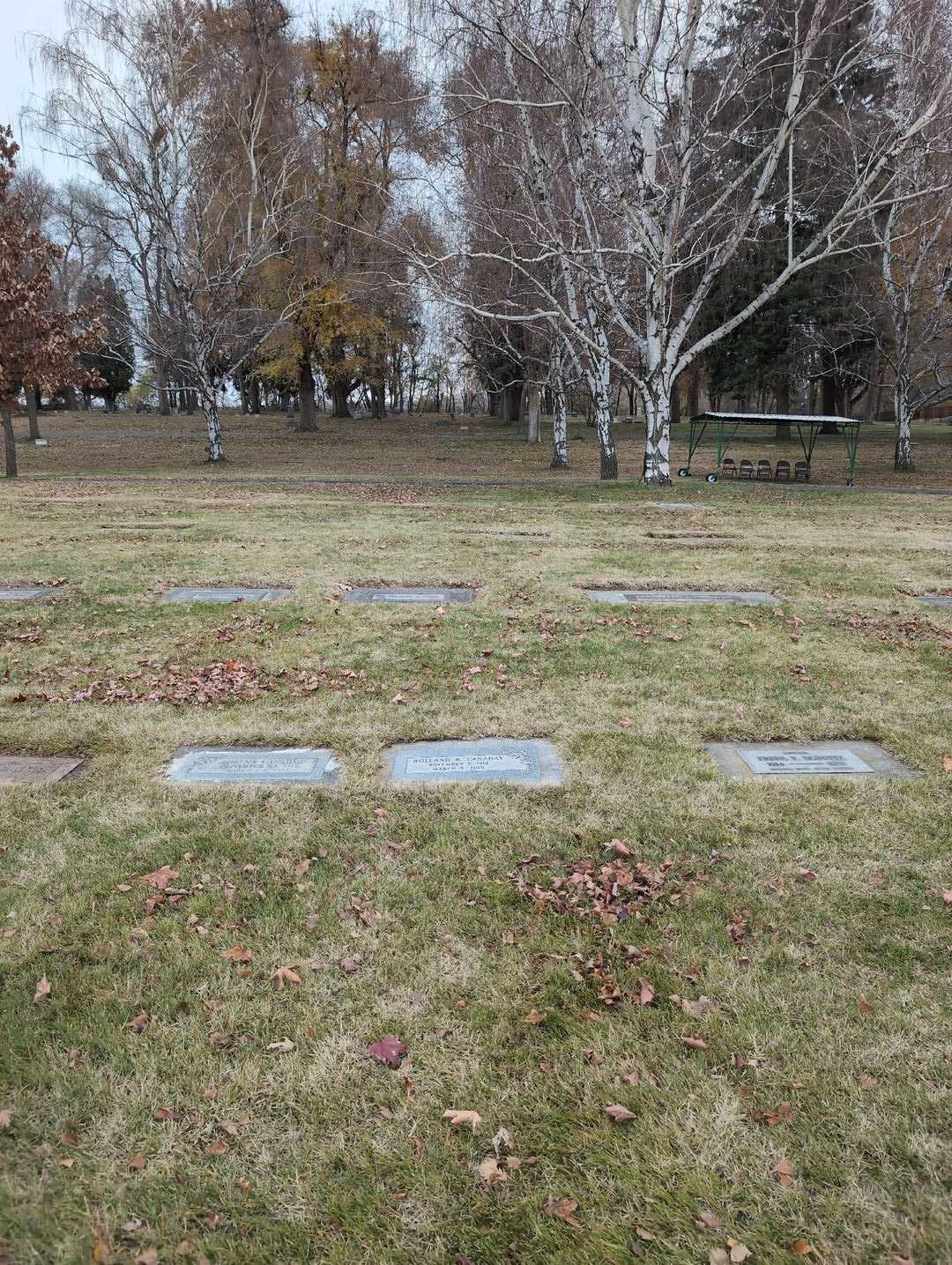 Rolland R. Canaday's grave. Photo 2