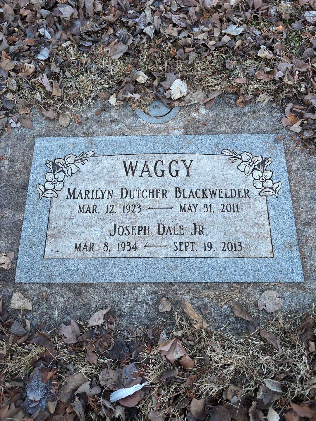 Joseph Dale Waggy Junior's grave. Photo 3