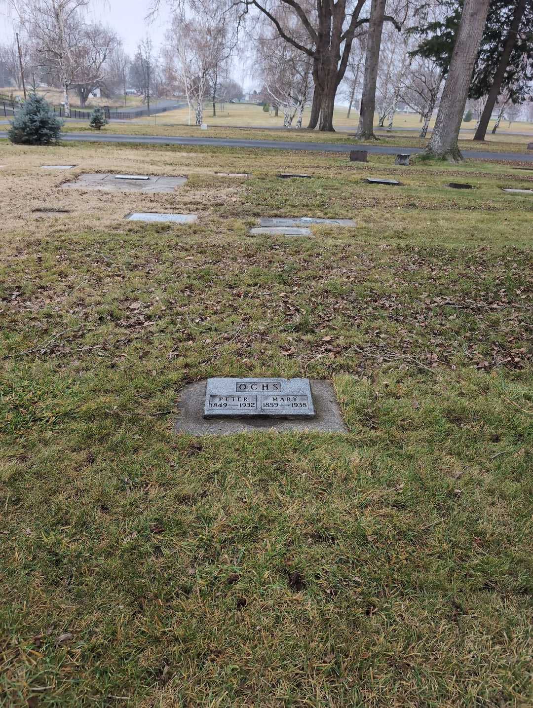 Peter Ochs's grave. Photo 2