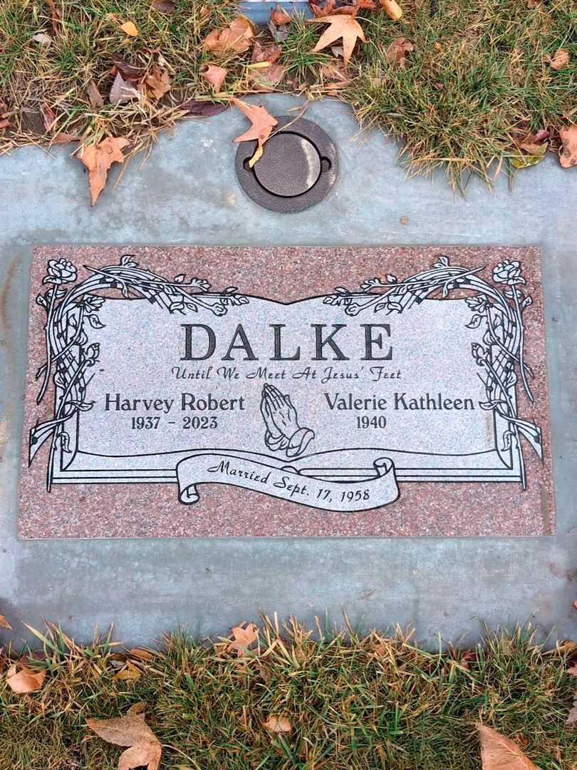 Harvey Robert Dalke's grave. Photo 3