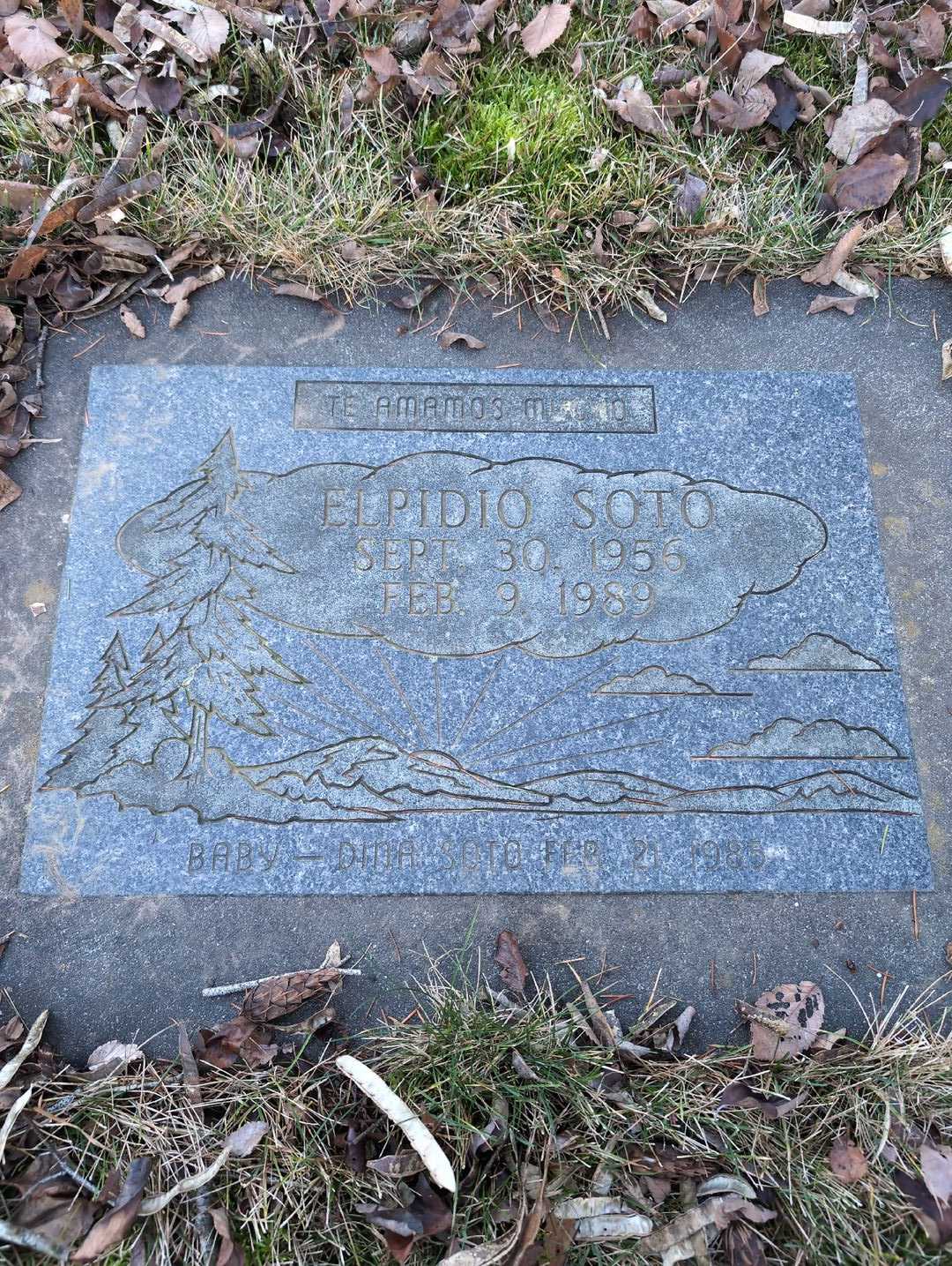 Baby Dina Sota's grave. Photo 3