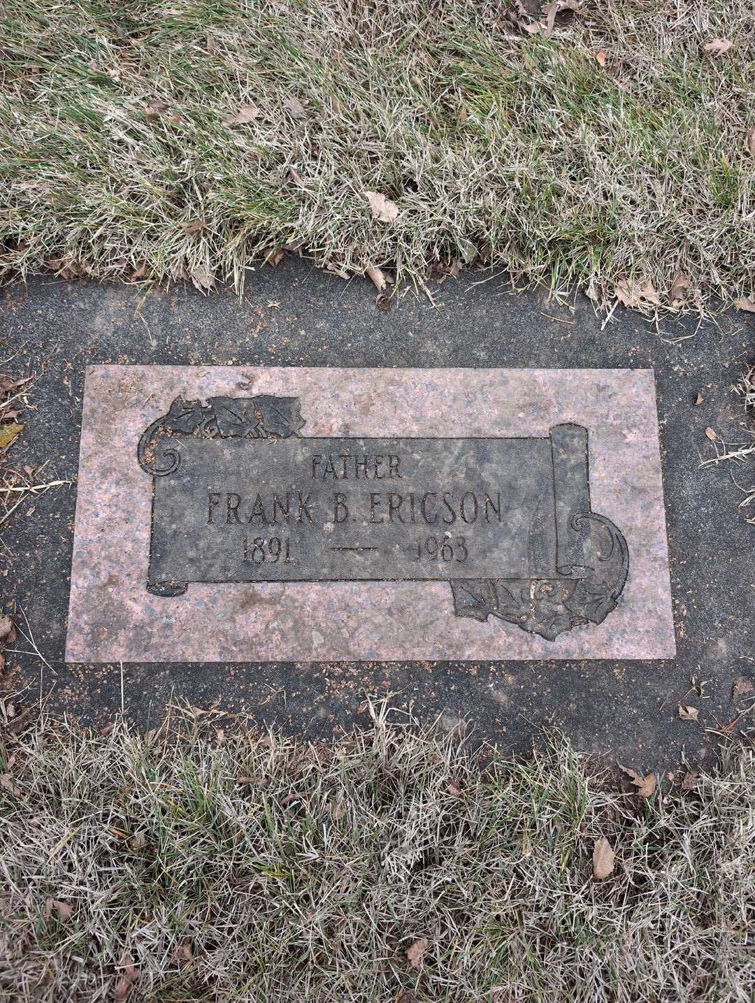 Frank B. Ericson's grave. Photo 3